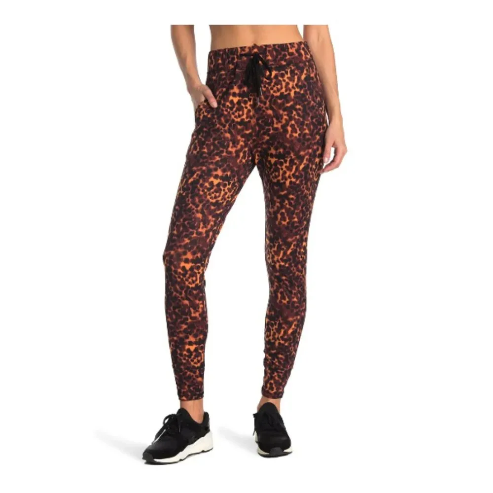 X by Gottex Jogger Leggings Tortoise Animal Print